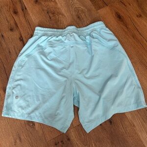 Lululemon Athletica Men's Sky Blue Athletic Shorts